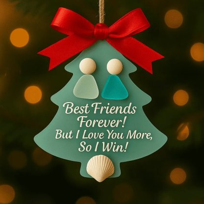 🔥Early Christmas 49% OFF - 🎄2025 Handmade Sea Glass Christmas-Themed Ornaments (Gift for Family and Friends)