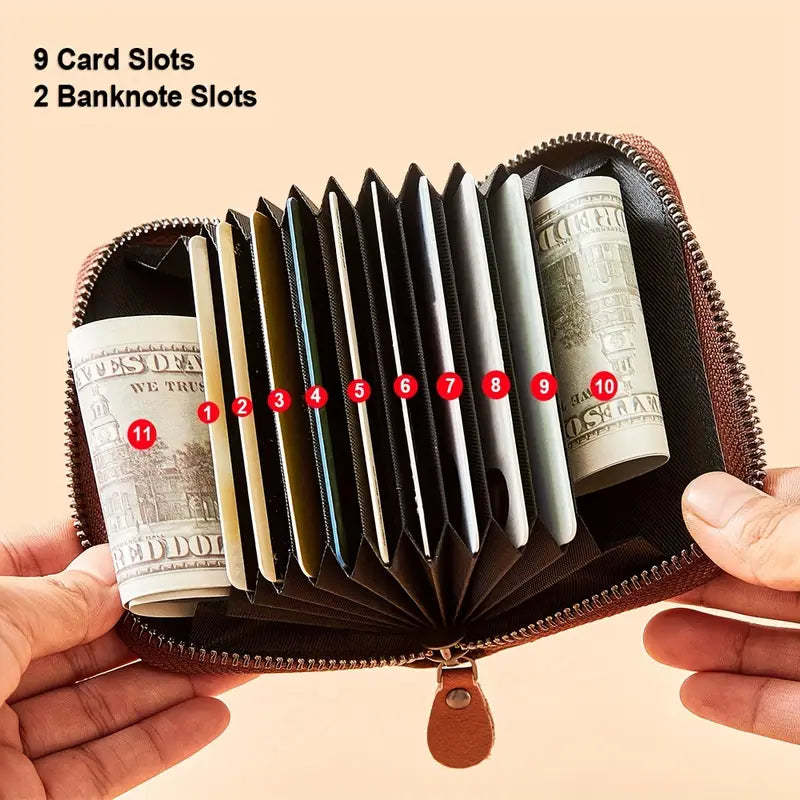 Leather RFID Blocking Wallets For Men
