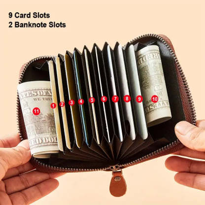 Leather RFID Blocking Wallets For Men