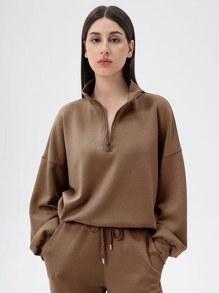Women’s Modal High Collar Yoga Sweatshirt