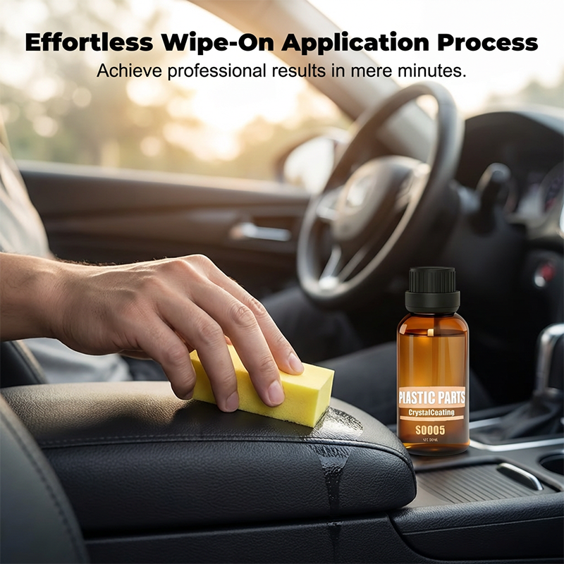 Effortless Plastic Restorer Application