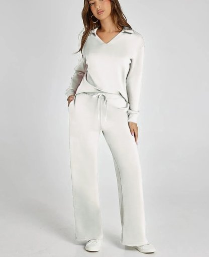 🔥Women's 2 Piece Sets Outfits Casual Long Sleeve Sweatsuits Sets (🔥Same as in the video)