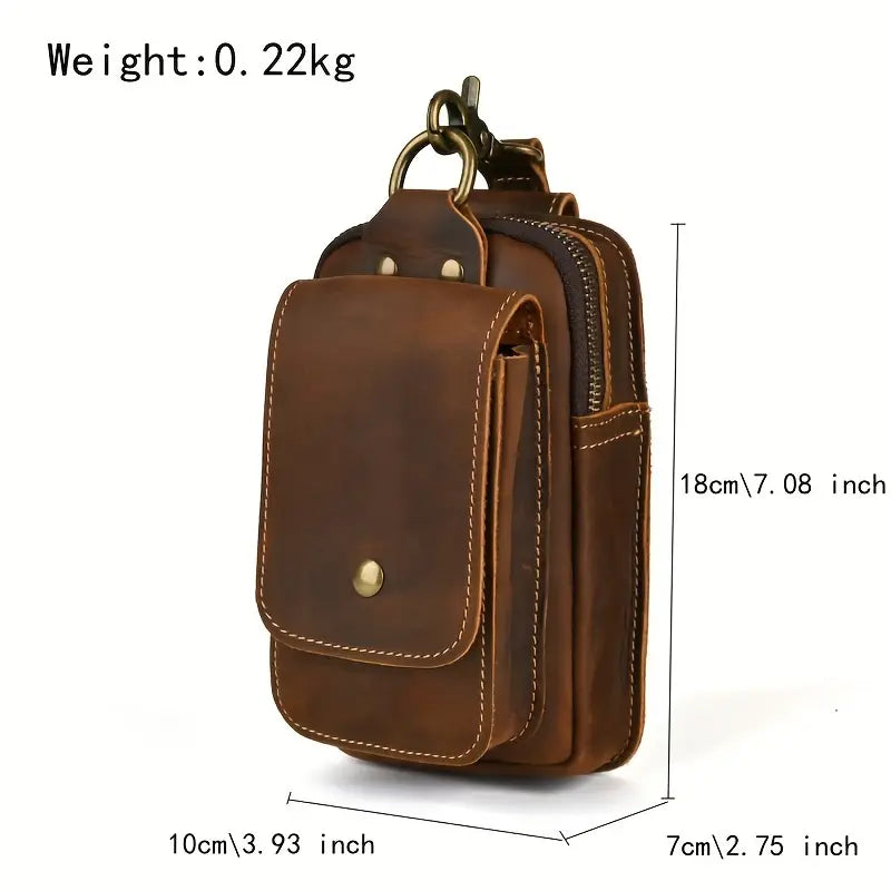 Vintage Leather Waist Pack