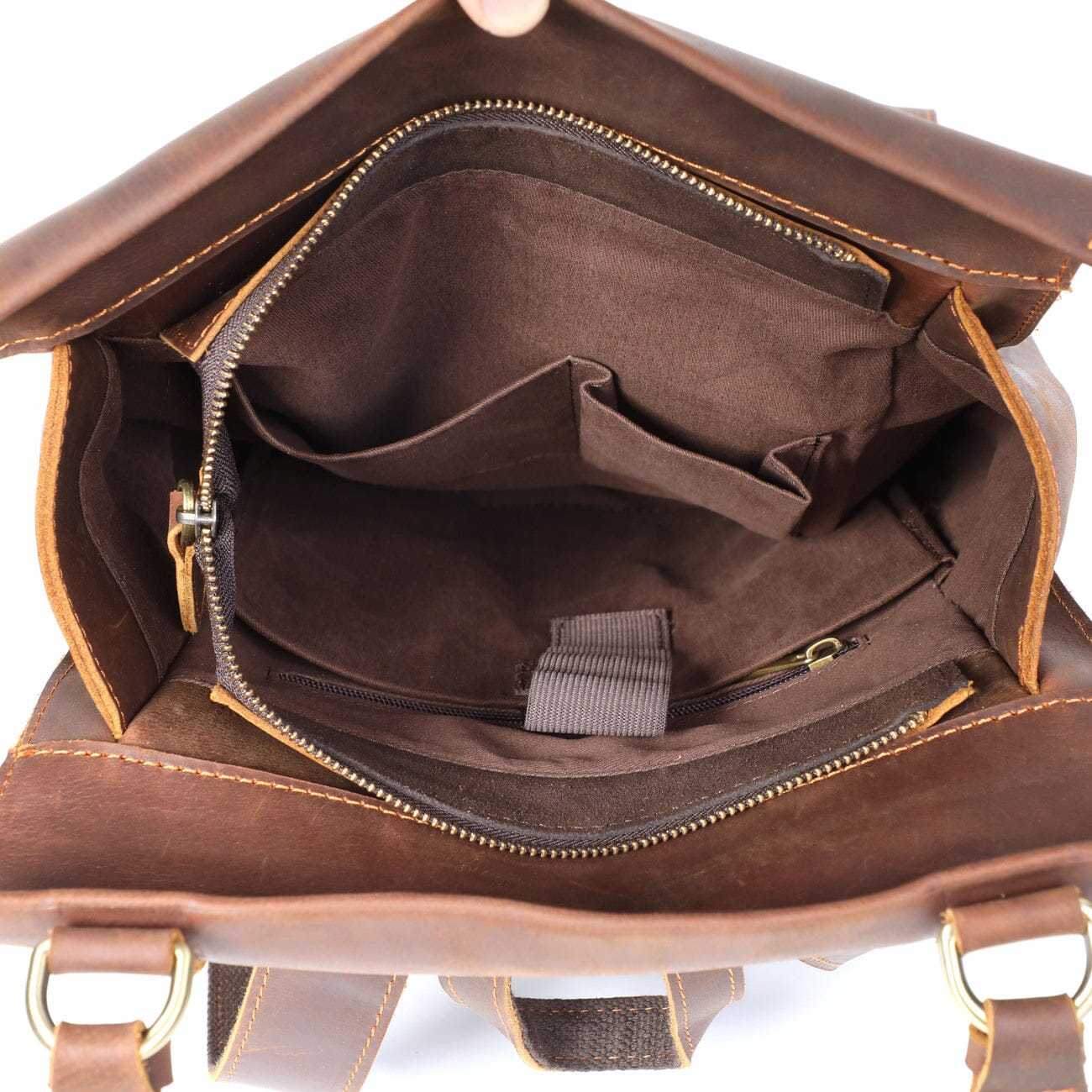 Full Grain Leather Backpack