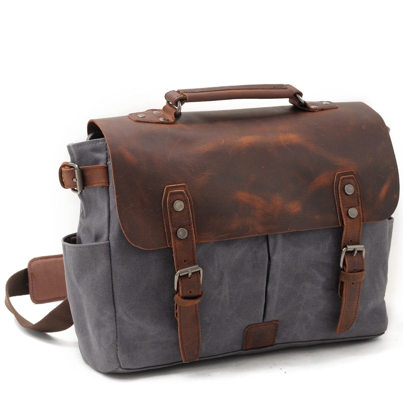 Canvas Crossbody Messenger Bag