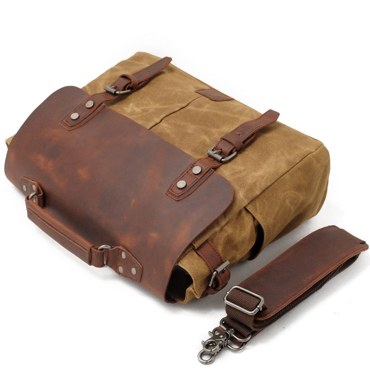 Canvas Crossbody Messenger Bag