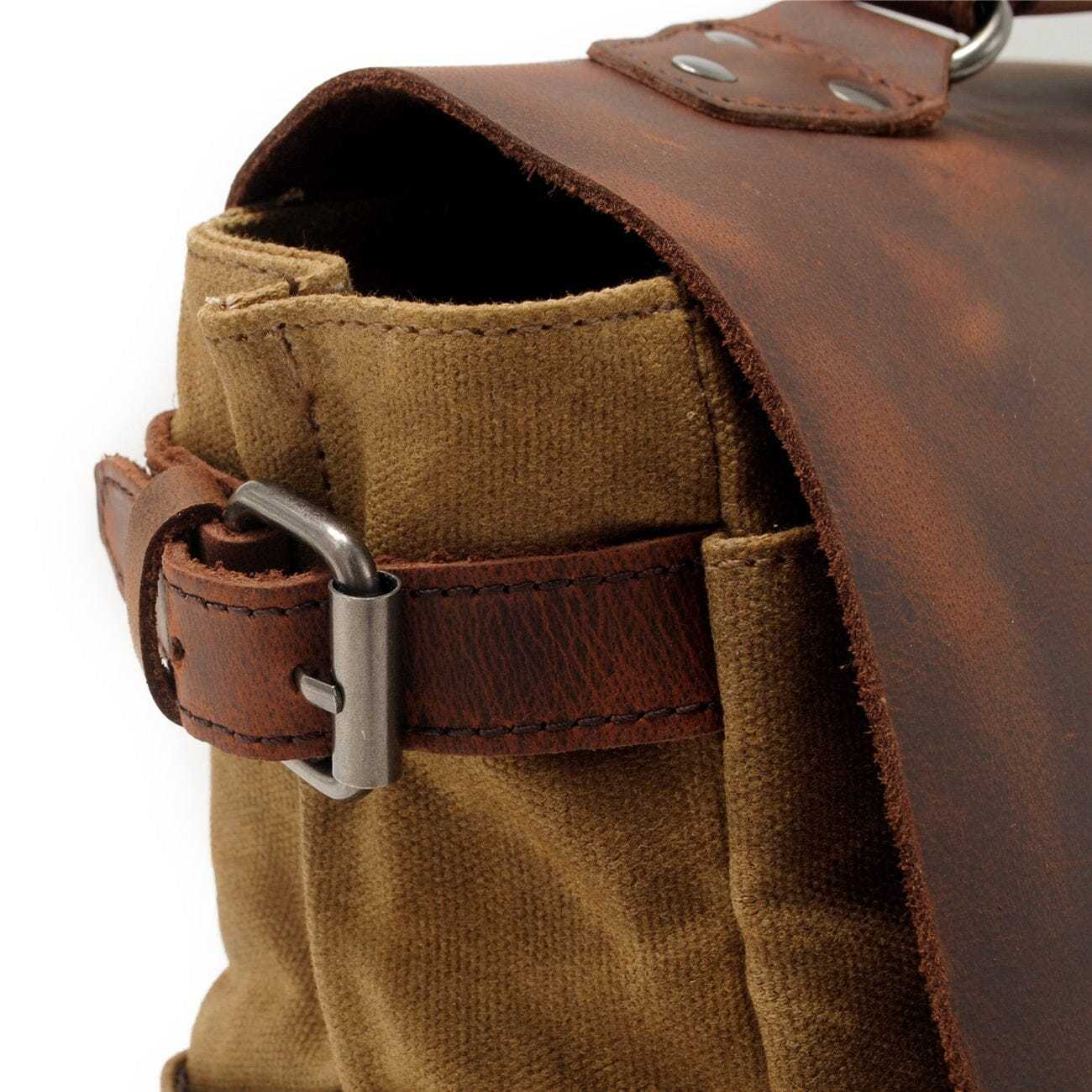 Canvas Crossbody Messenger Bag