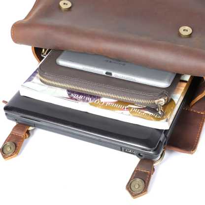 Full Grain Leather Backpack