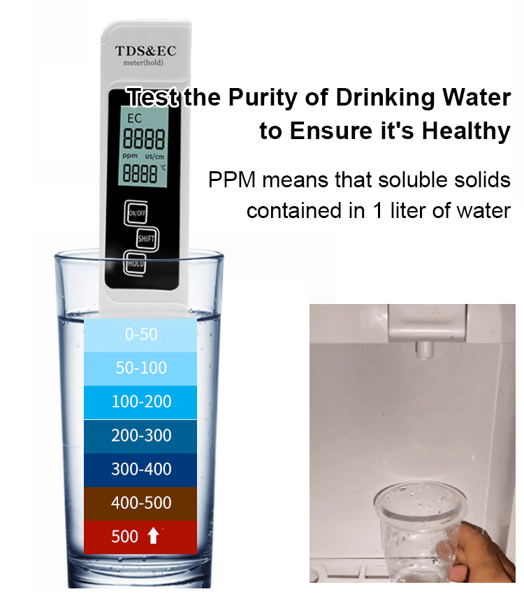 🥳2026 HOT SALE🥳💞50K+ SOLD!💥🔬 Test Your Water in Seconds, Drink with Confidence Digital TDS Meter, 3-Second Readout💧