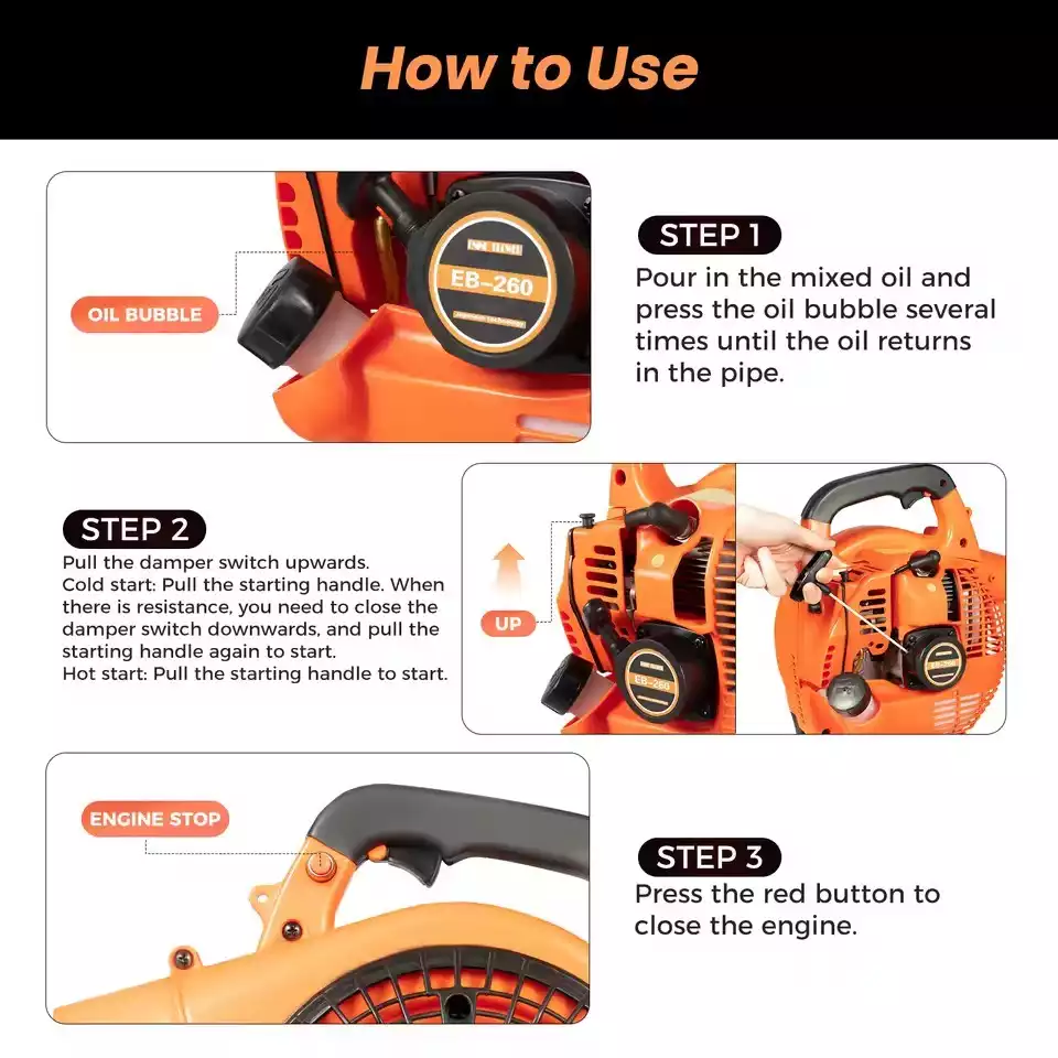 Gas Powered Leaf Blower