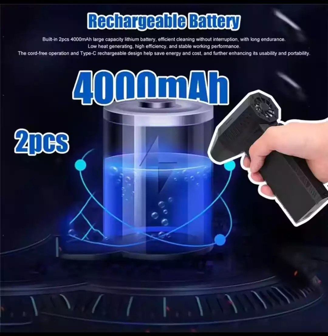 Powerful 230W Handheld Air Jet Blower Turbo Fan
