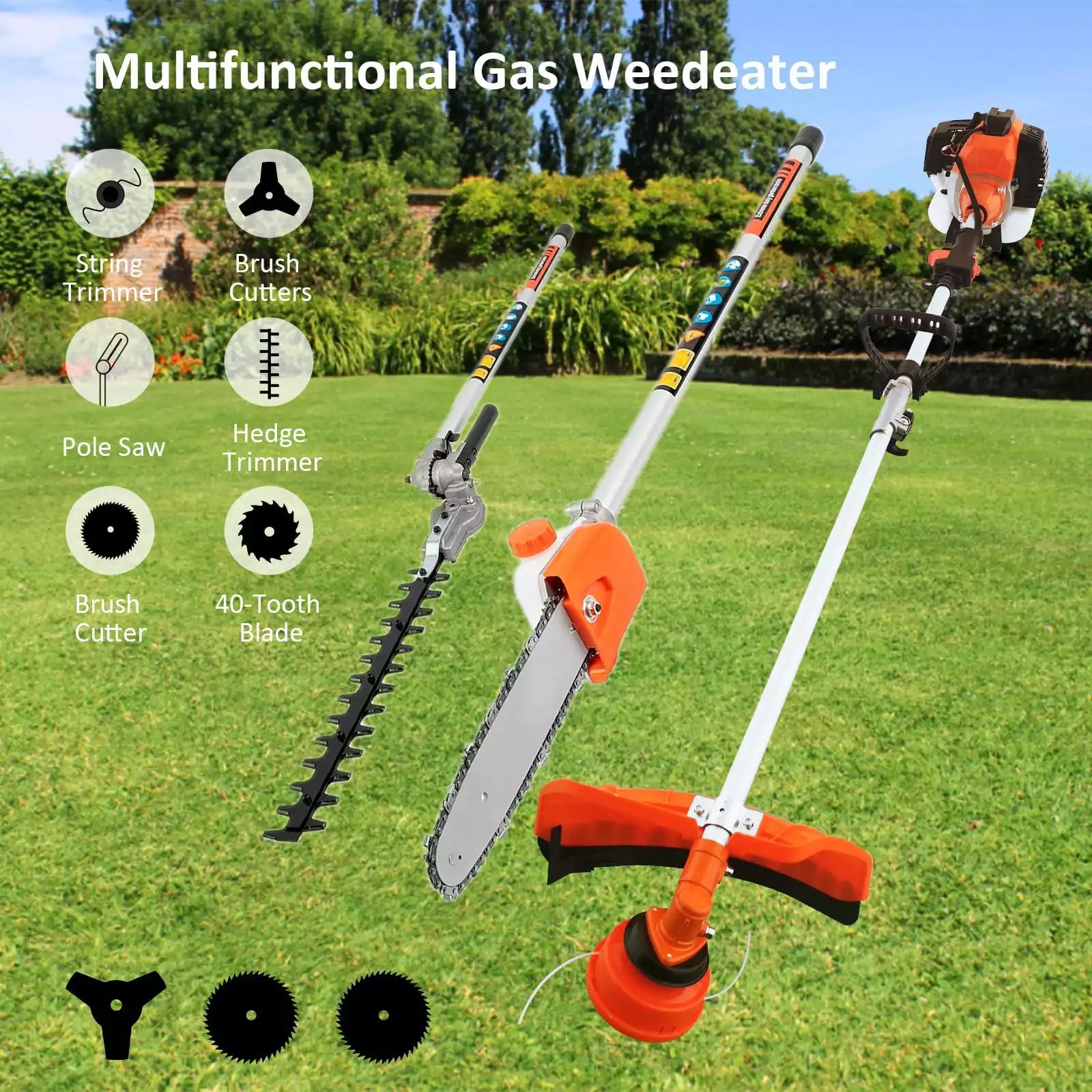 Multifunctional Trimming Tool Gasoline Lawnmower