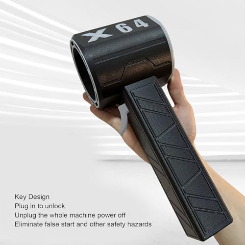 Dry Blower, 1400g Thrust Electric Air Duster with Stepless Adjustable Speed Control, 64mm Brushless Motor Handheld Mini Fan Blower for Computer Keyboard Outdoors Car