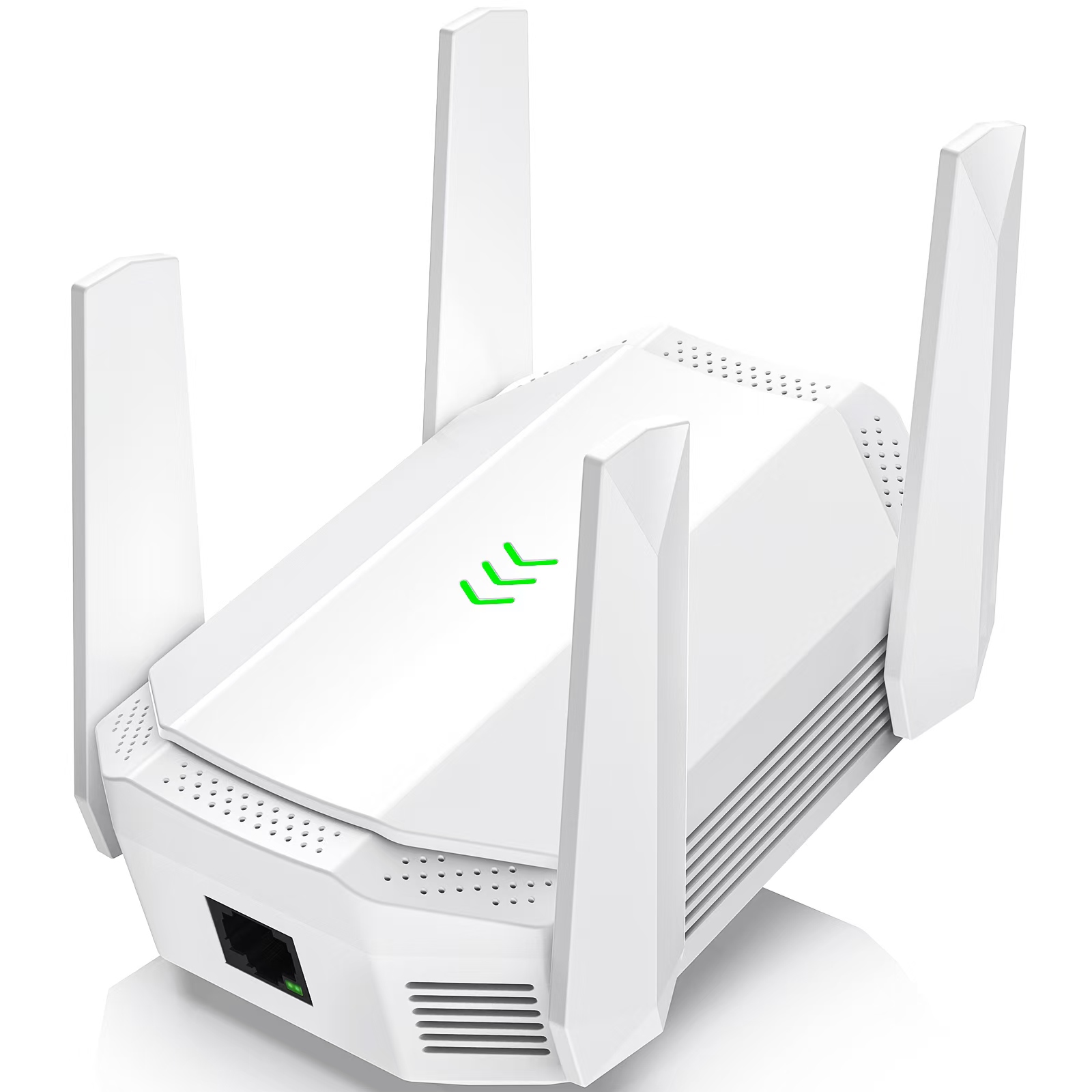 WiFi 6 Range Extender - Add up to 1,2000 sq. ft. and 99+ Devices with AX3000 Dual-Band Wireless Signal Booster & Repeater (up to 2.4Gbps Speed), WPA3 Security, Smart Roaming