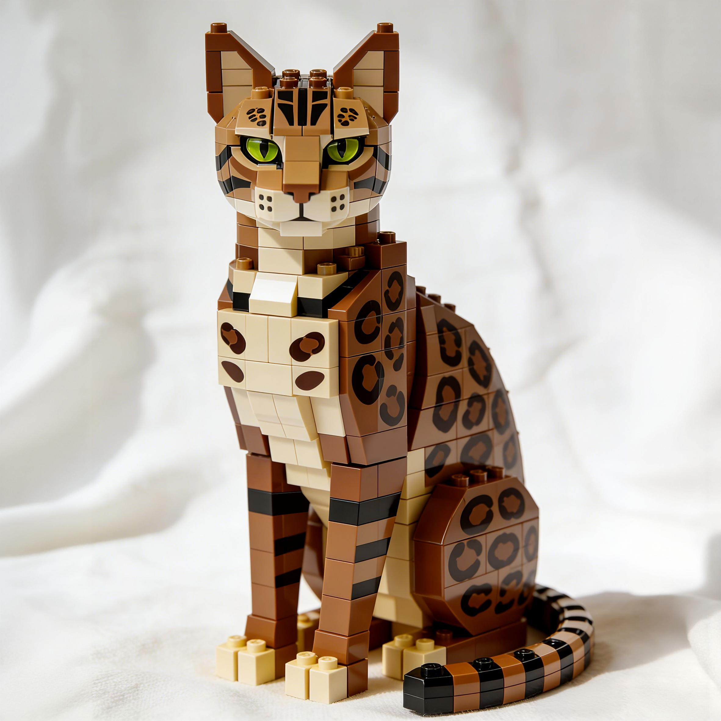 Brick Cats – Bengal Cat Building Kit