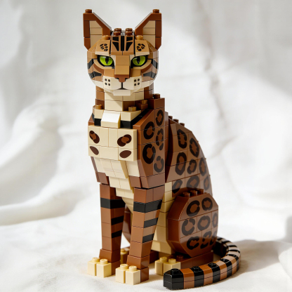 Brick Cats – Bengal Cat Building Kit