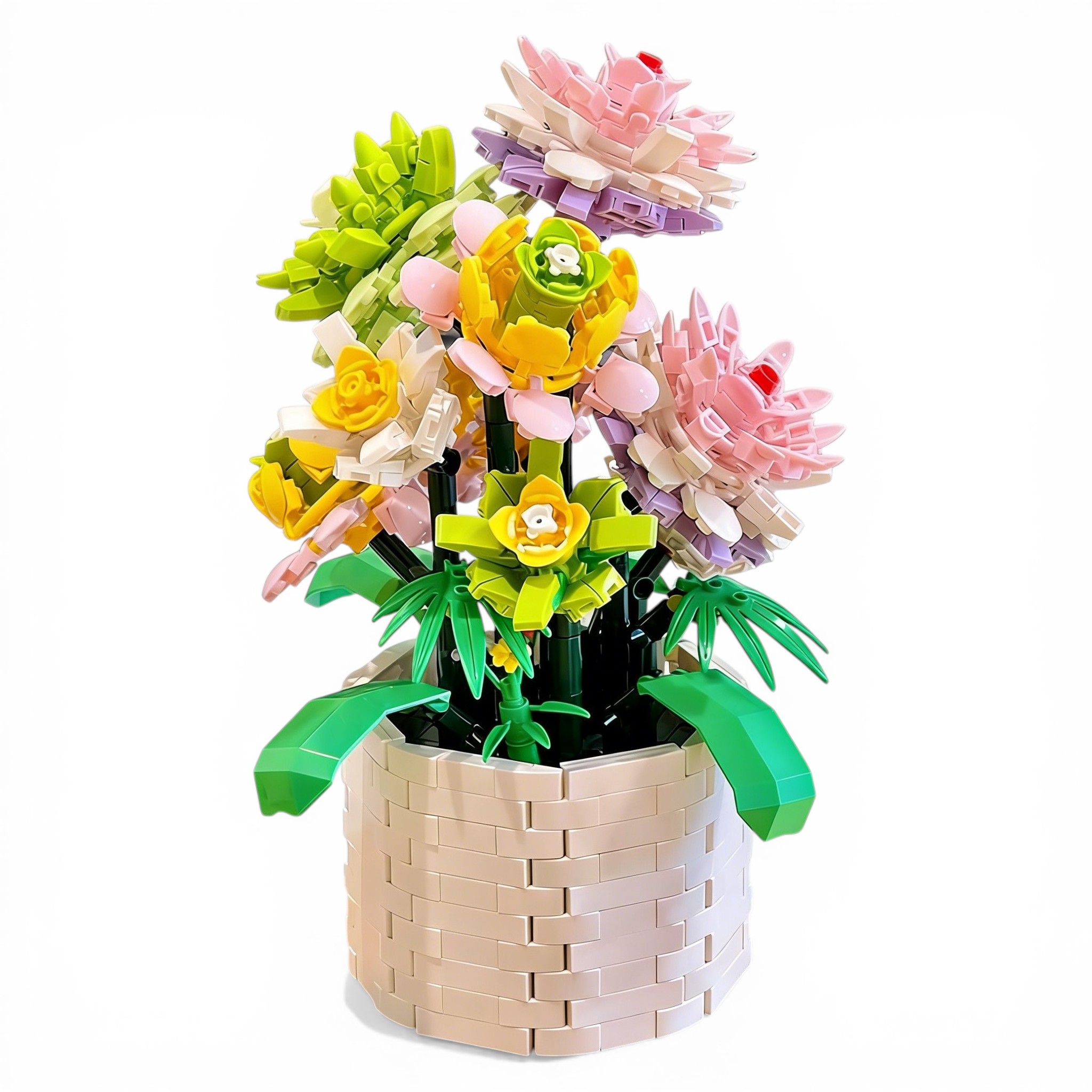DIY Flower Building Kit--Succulent potted