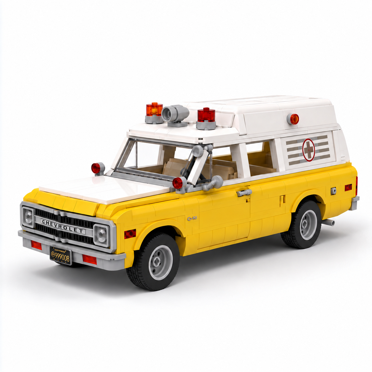 1970 Suburban Heritage Ambulance Building Set