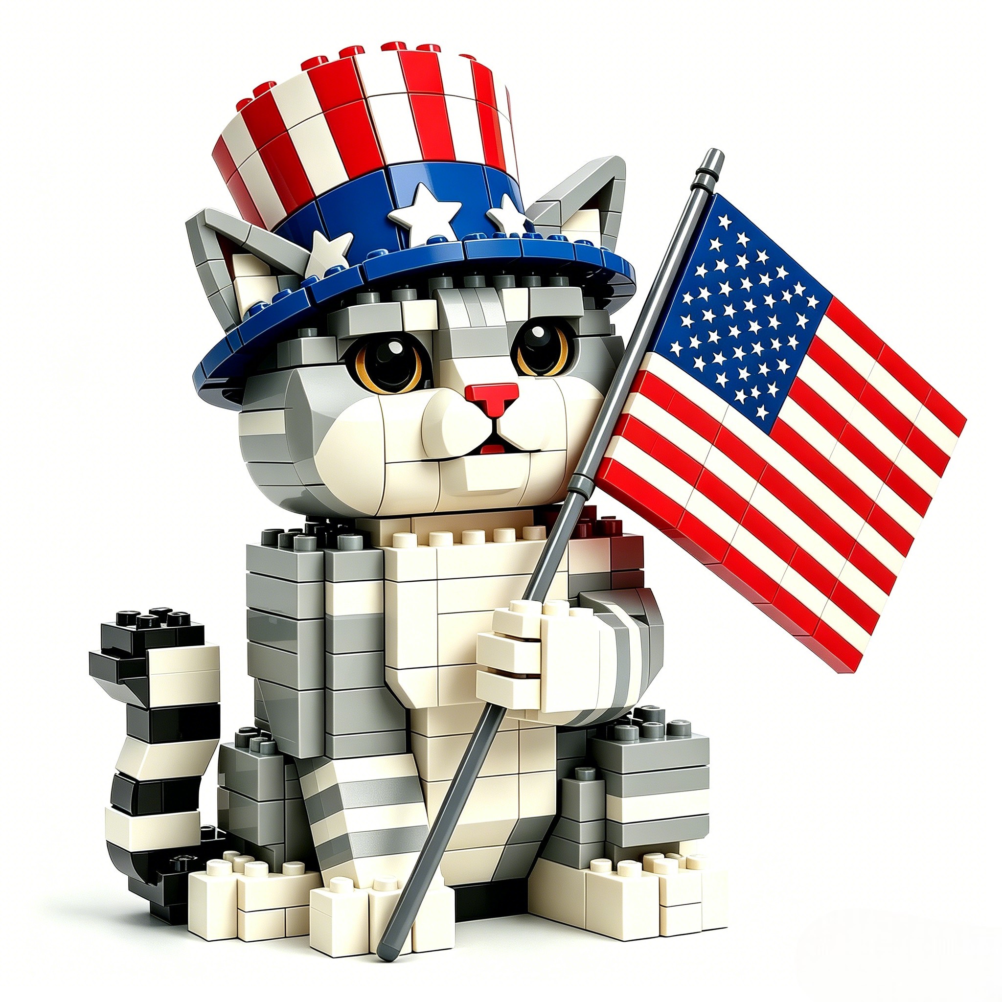 Starstripe Kitty Brick Set - 250th Anniversary Edition