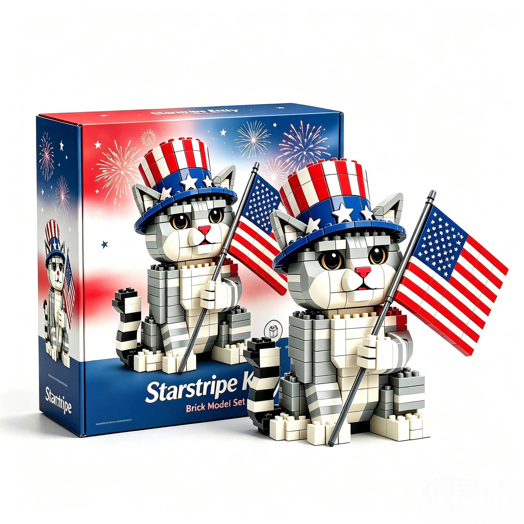 Starstripe Kitty Brick Set - 250th Anniversary Edition