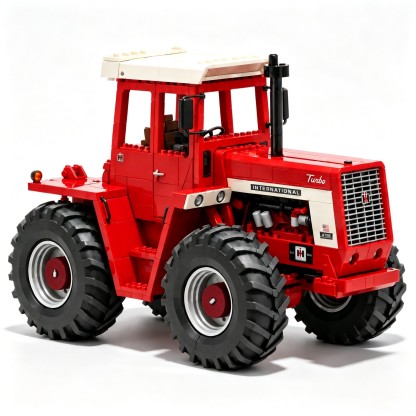 4166 Red Power 4WD Tractor Building Set