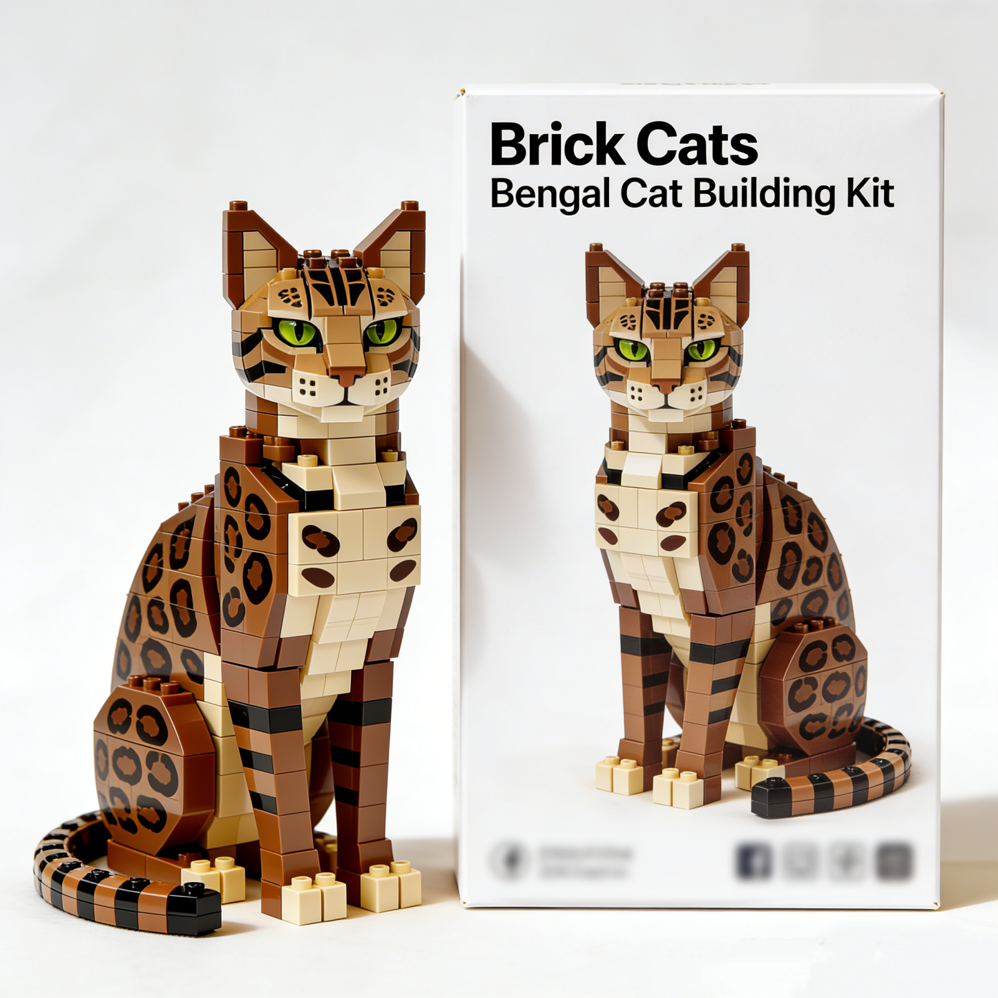 Brick Cats – Bengal Cat Building Kit
