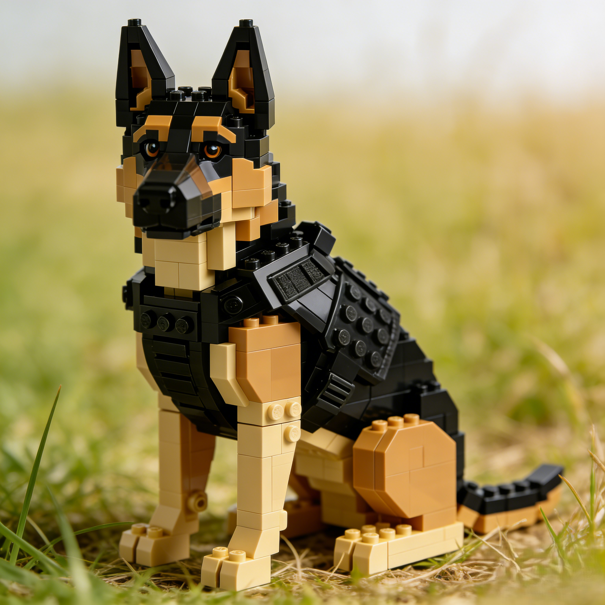 Classic German Shepherd Dog Building Set