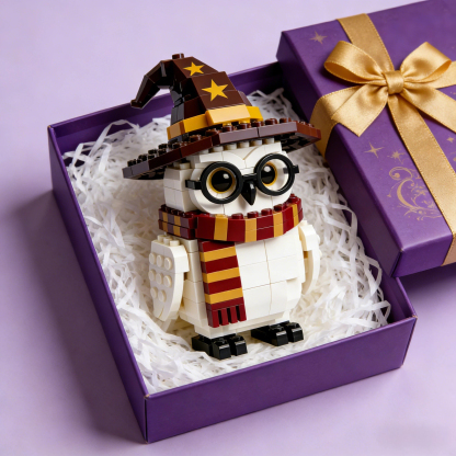 Magic World Snowy Owl Brick Set – Limited Collector’s Edition🦉