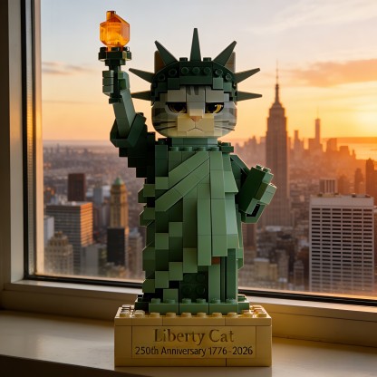 Catberty Brick Set – Liberty Cat (250th Anniversary Edition)