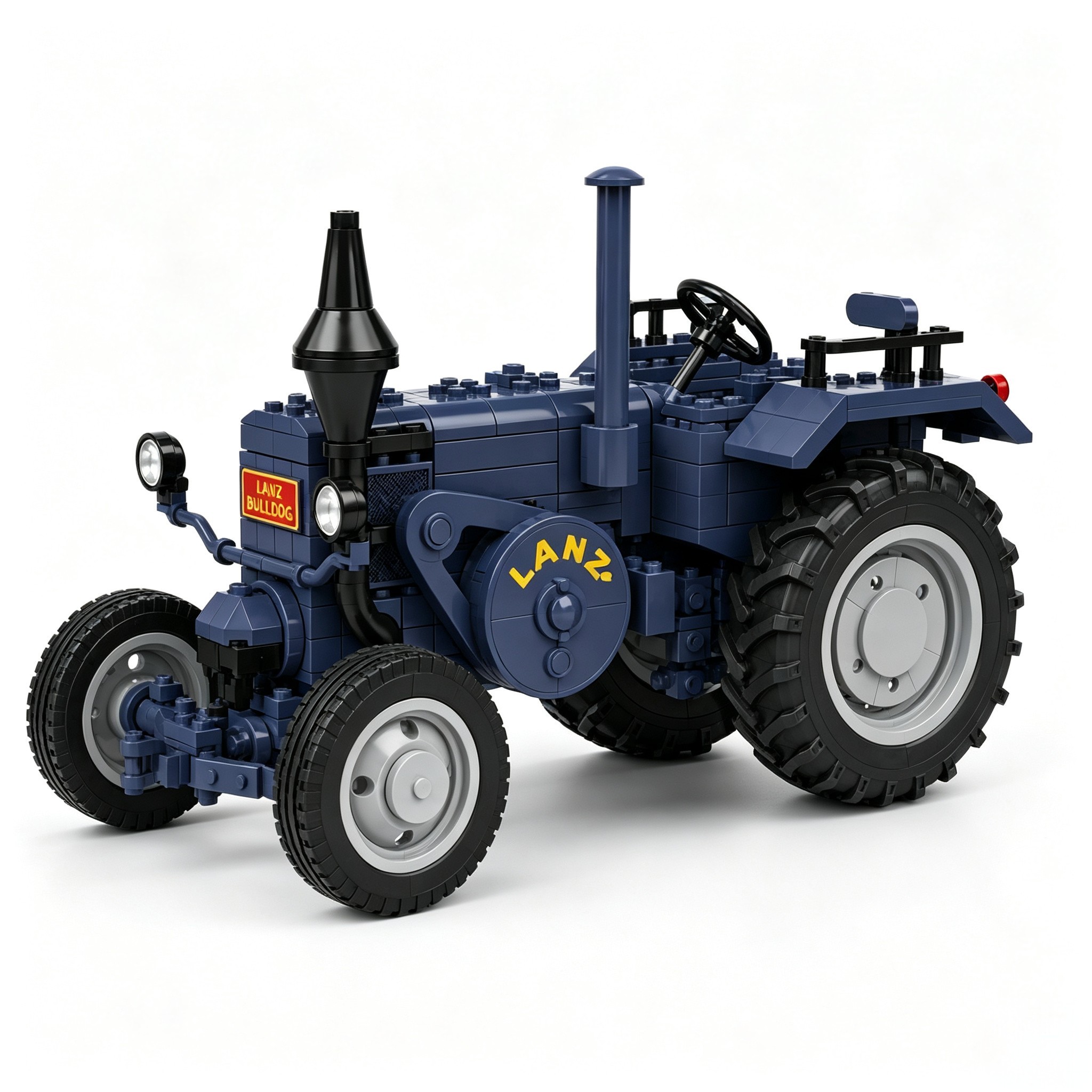 1921 Bulldog Hot-Bulb Heritage Tractor Building Set