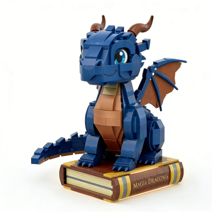 Magia Draconis™ – Limited Edition Blue Dragon Brick Set🐉