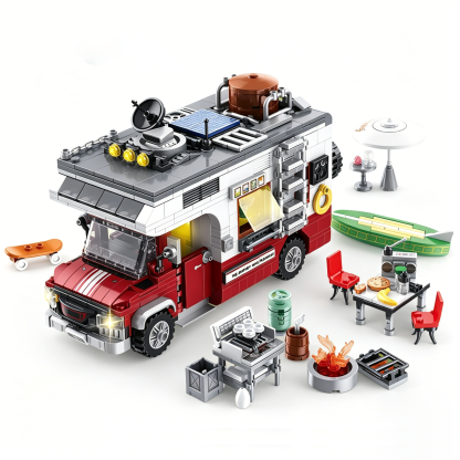 🏕️ Camper Van Building Block Set | Pack Freedom into a Vehicle