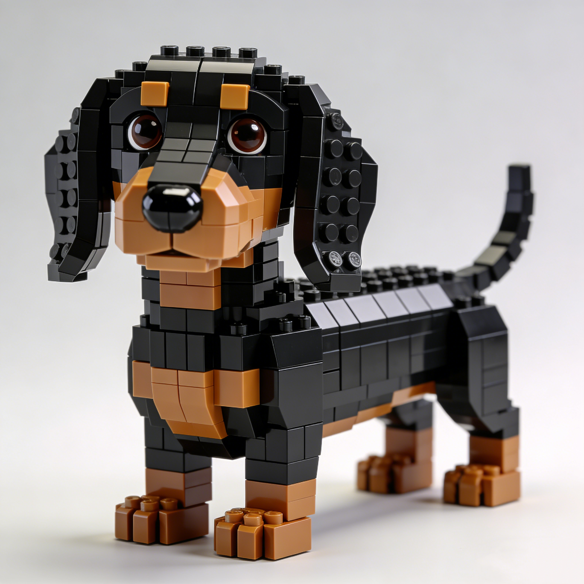 Brick Dogs—Dachshund Building Block