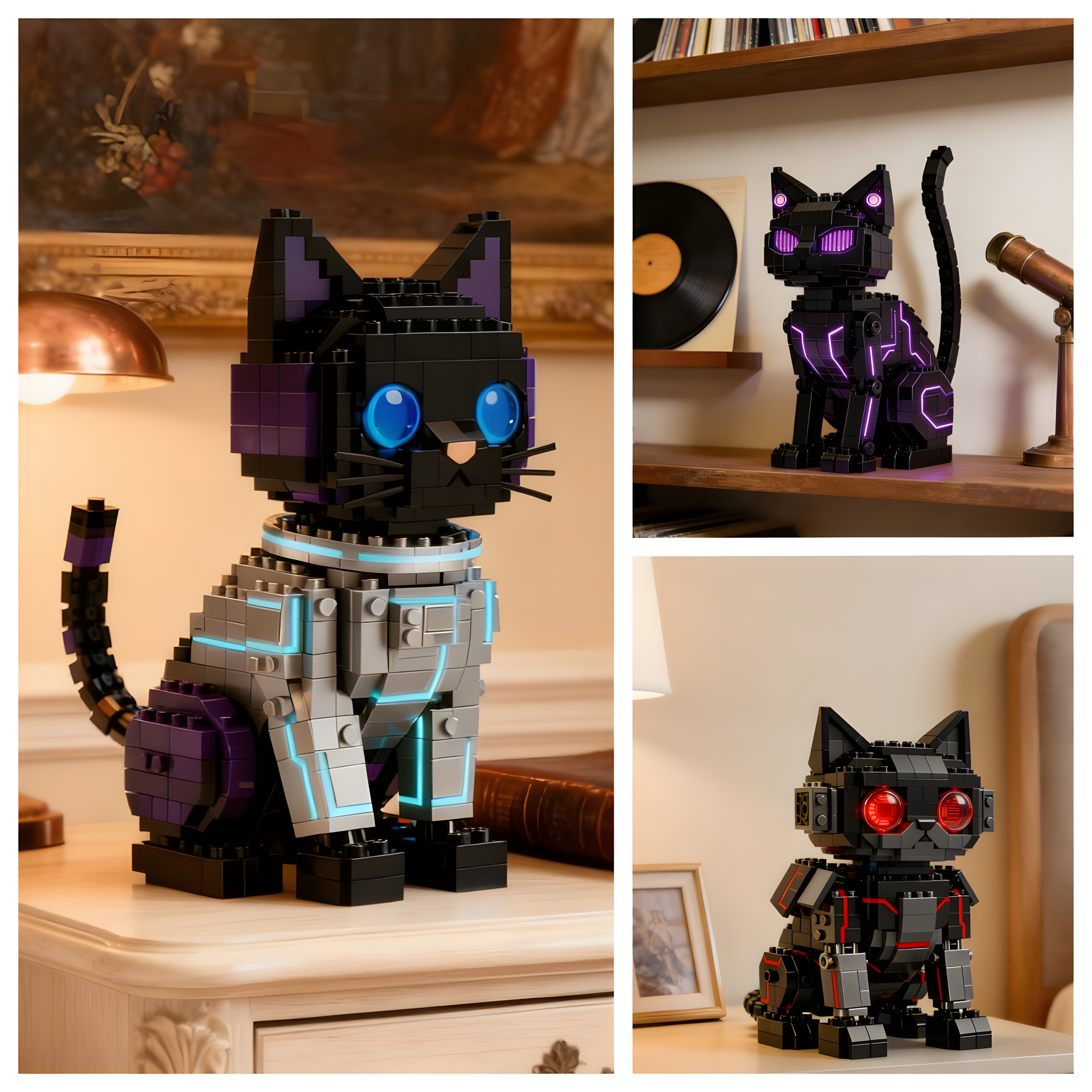 The Cyber Tech Cat Series Building Block set