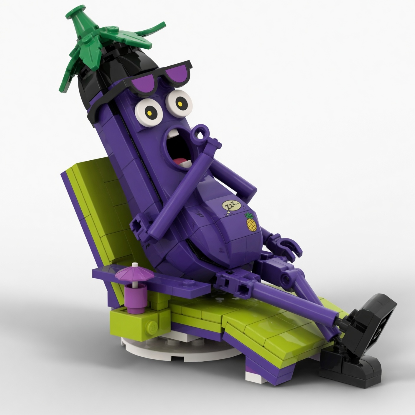 Veggie Squad Building Block Collection – Funny Food Character Series 🍅🥦🍆🥔