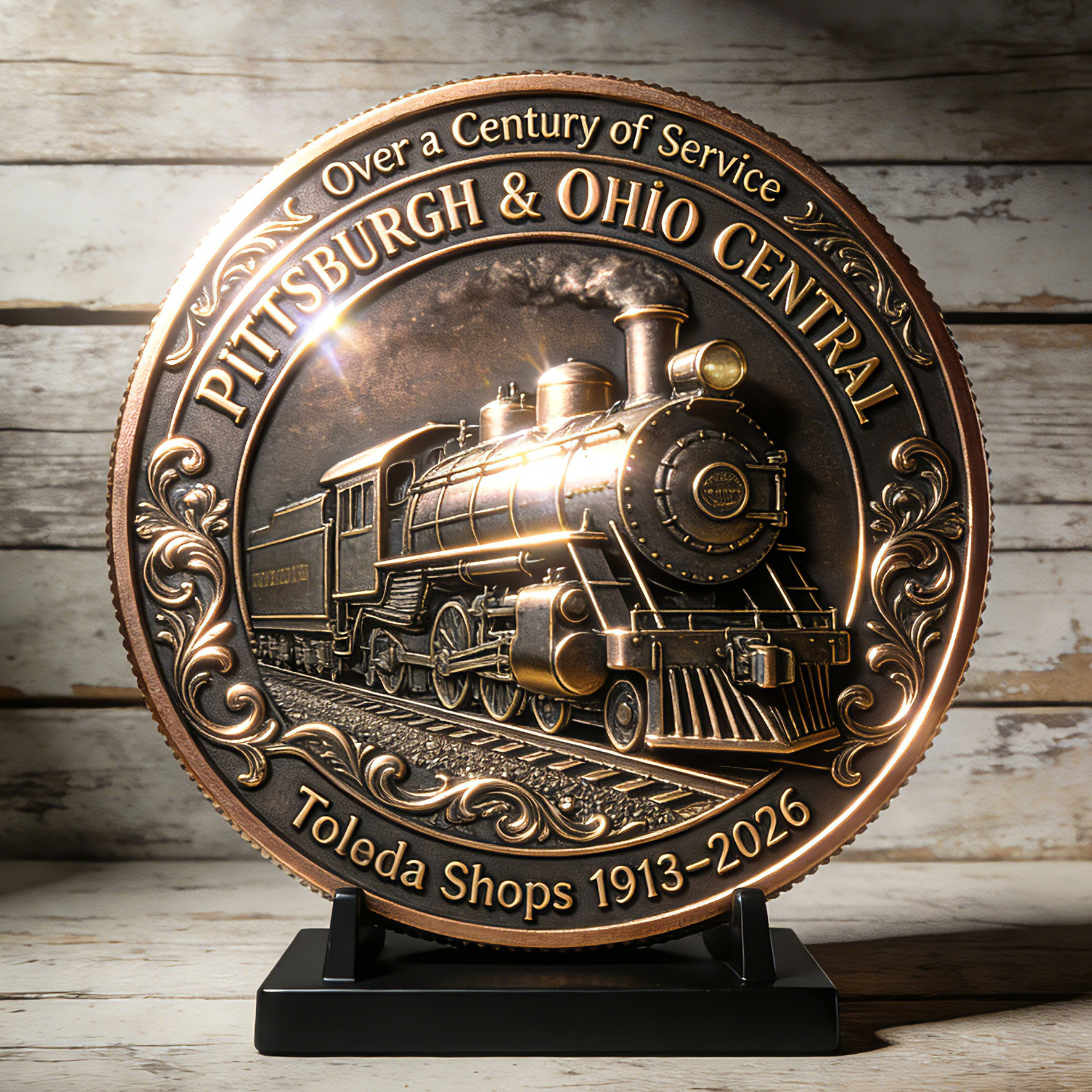 🏆New Year 60% OFF - 🚂 Toledo Rail Legacy Commemorative Coin – 1913–2026✨