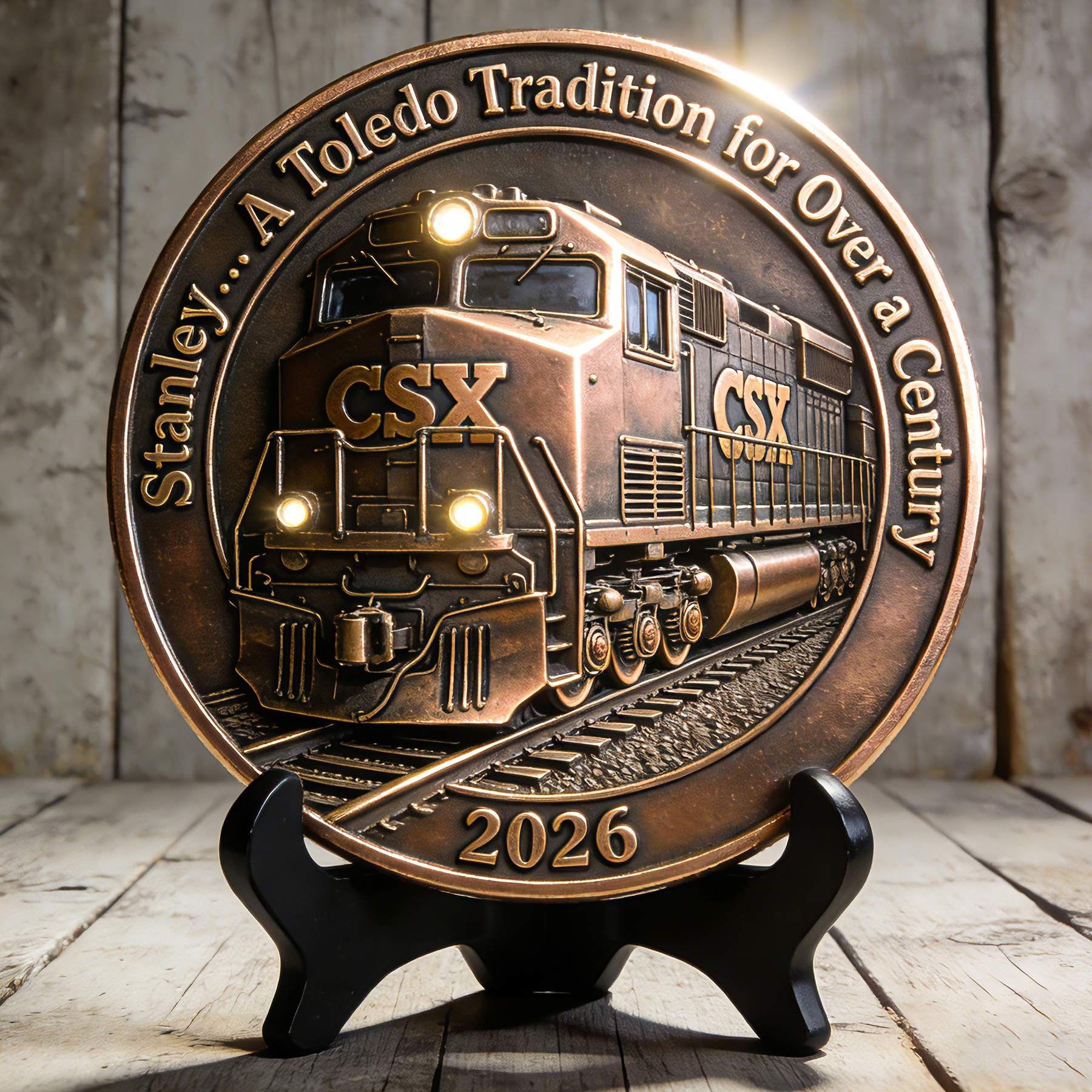 🏆New Year 60% OFF - 🚂 Toledo Rail Legacy Commemorative Coin – 1913–2026✨