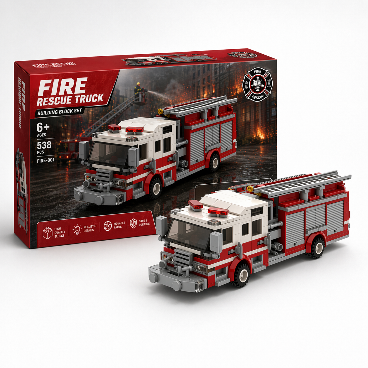 🚑 Heroes on Duty – Emergency Vehicle Building Set