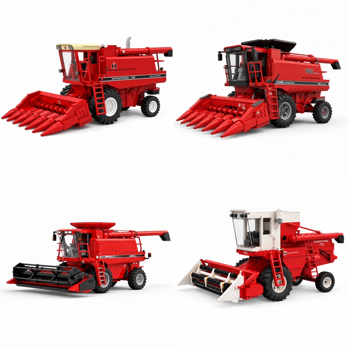 Red Harvest Legends – Classic American Combine Building Sets