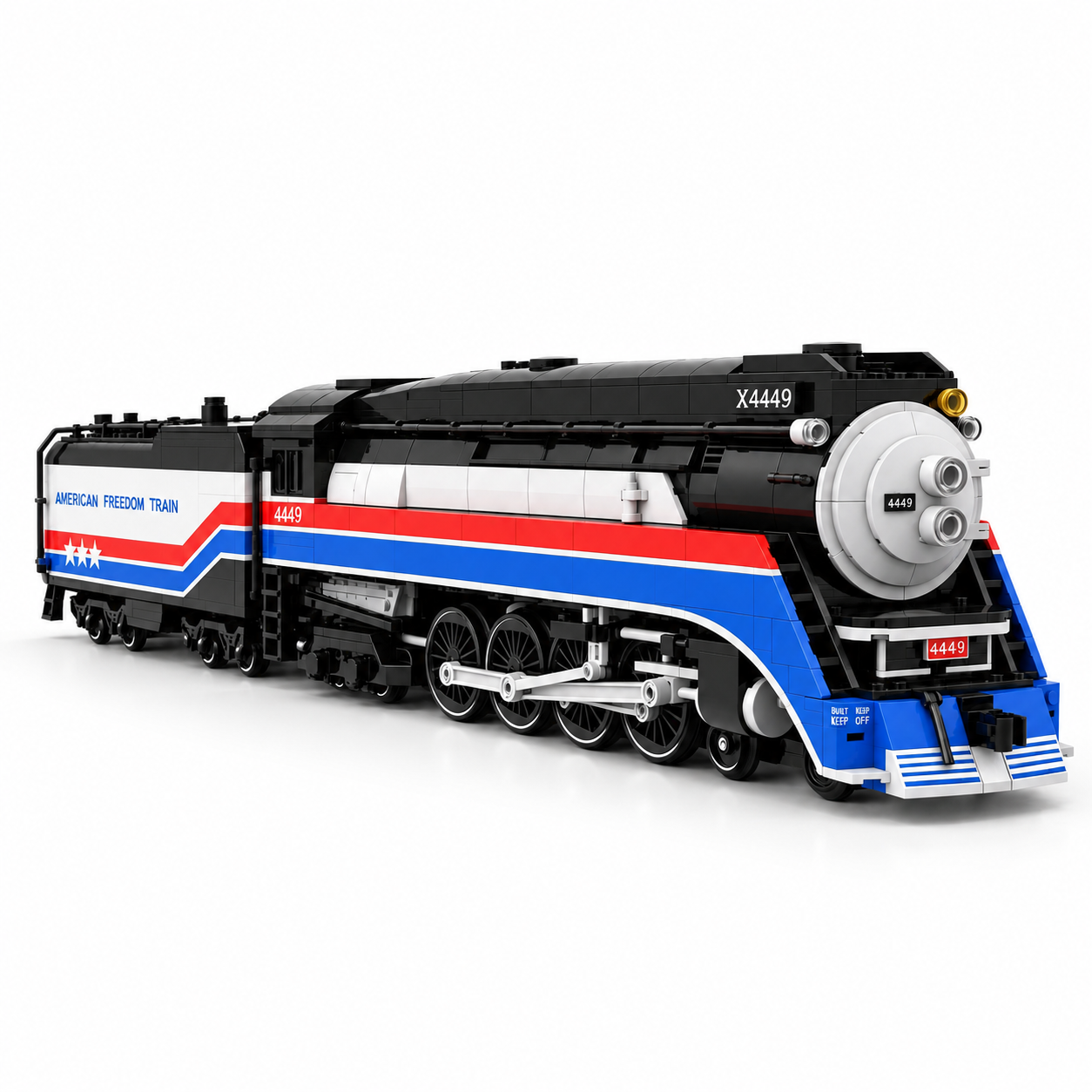 1976 No. 4449 American Heritage Steam Locomotive Building Set