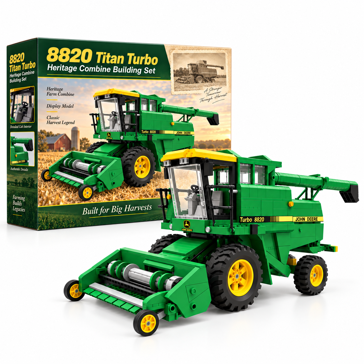 8820 Titan Turbo Heritage Combine Building Set