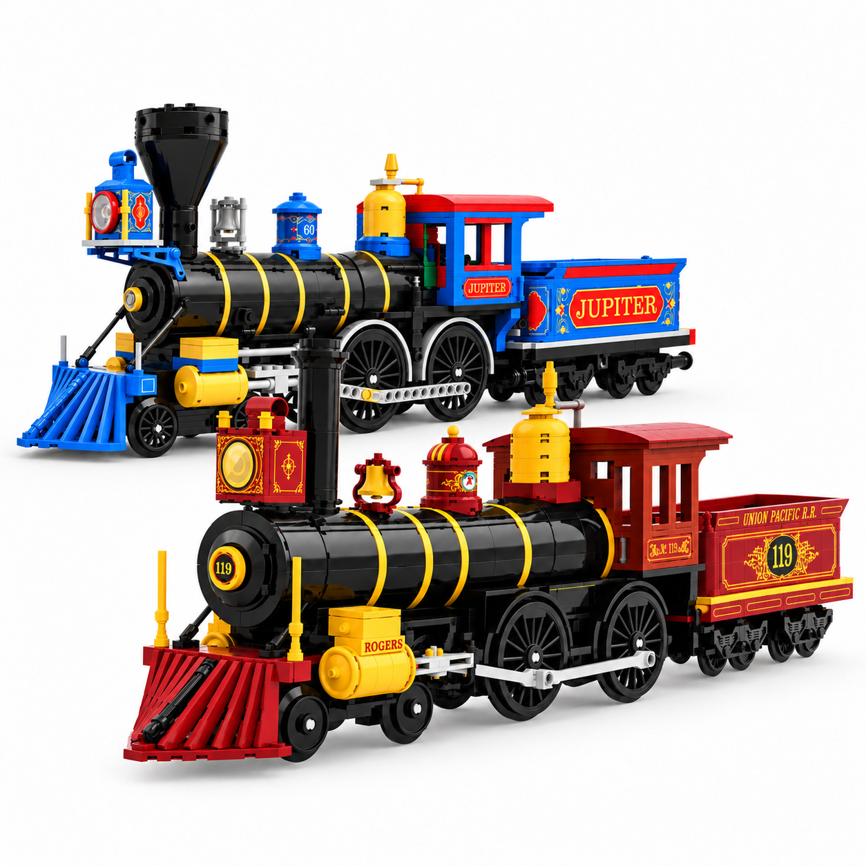 1869 Golden Spike Railroad Heritage Collection – Jupiter & No. 119 Building Sets