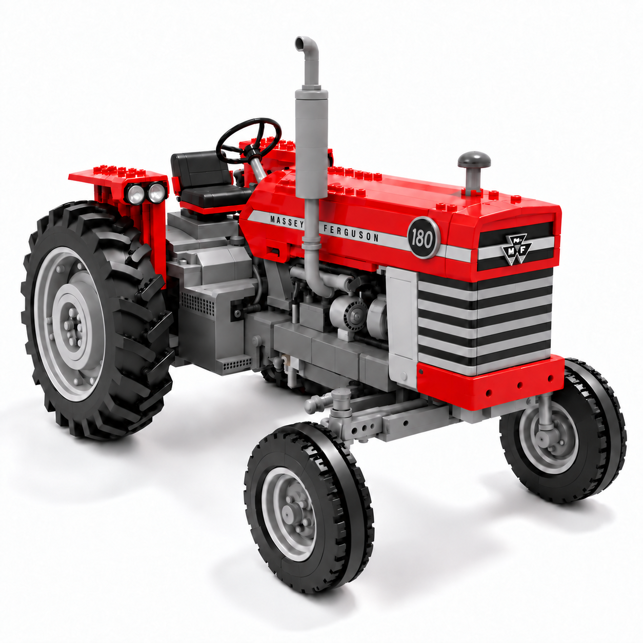 180 Red Heritage Farm Tractor Building Set