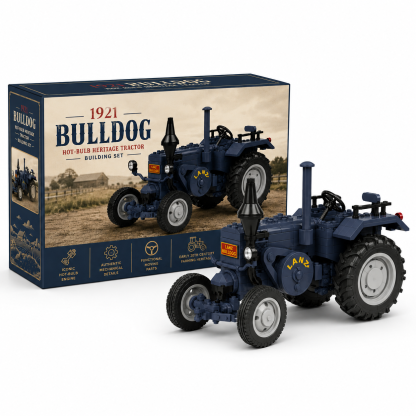 1921 Bulldog Hot-Bulb Heritage Tractor Building Set