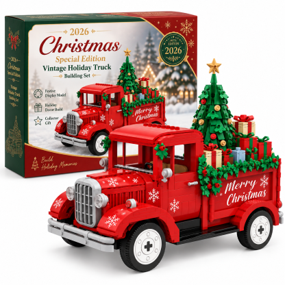 2026 Christmas Special Edition Vintage Holiday Truck Building Set