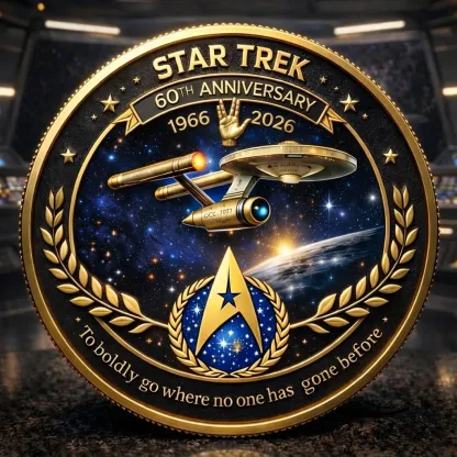 🏆New Year 60% OFF🔥ST:TOS 1966-2026 60th Anniversary Commemorative Coin