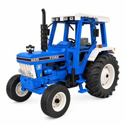 1980s Blue 6610 Heritage Tractor Building Set