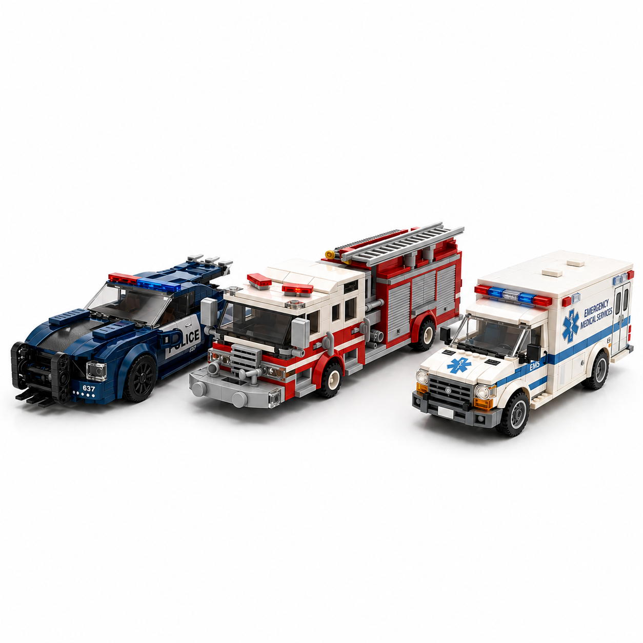 🚑 Heroes on Duty – Emergency Vehicle Building Set