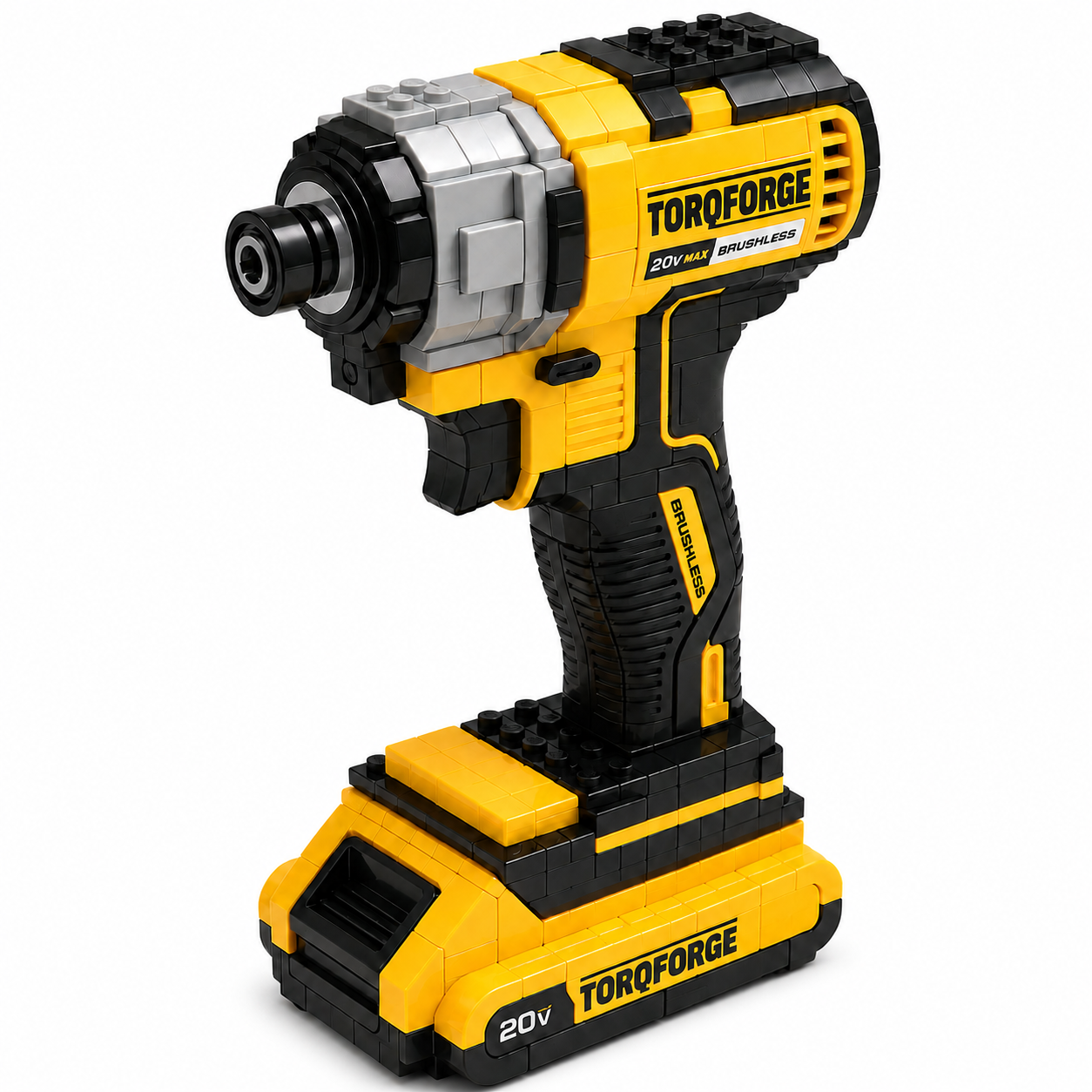 TORQFORGE Impact Driver Building Set – Workshop Tool Display Model