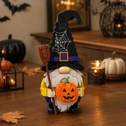 Spooky Gnome Trio Halloween Building Block Set